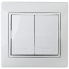 Выключатель 2-кл. СП Plano 10А IP20 1-104-01 250В бел. Intro Б0053758 изображение, фото