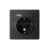 Розетка ArtGallery 16А с 2-мя заряд. устройствами USB A+C 5В/2.4А/3А 2х5В/1.5А механизм базальт Systeme Electric GAL001432 изображение, фото