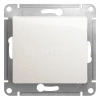 Кнопка нажимная 1-кл. СП Glossa 10А IP20 (сх. 1) 10AX механизм перламутр Systeme Electric GSL000615 изображение, фото