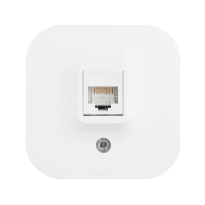 Розетка компьютерная 1-м ОП Quteo RJ45 кат.5E UTP бел. IEK 782224 изображение, фото