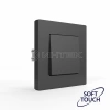 Переключатель перекрестный 1-кл. СП Pixel IP20 механизм карбон TOKOV ELECTRIC TKE-PX-P1R-C14 изображение, фото