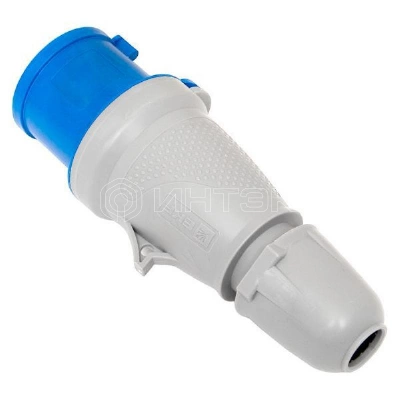 Вилка переносная 023 2Р+РЕ 32А 220В IP44 PROxima EKF ps-023-32-220-PRO изображение, фото