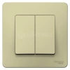 Переключатель проходной 2-кл. СП Blanca 10А IP20 (сх. 6+6) 250В беж. Systeme Electric BLNVS106607 изображение, фото