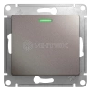 Переключатель проходной 1-кл. СП Glossa 10А IP20 (сх. 6а) 10AX с подсветкой механизм платина Systeme Electric GSL001263 изображение, фото