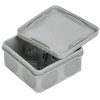 Коробка распаячная ОП КМ42435 80х80х40мм IP67 8 вводов сер. IEK UKO21-080-080-040-K41-66 изображение, фото