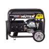 Портативный бензогенератор Huter DY6500LX с колесами 64/1/15 изображение, фото