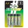 Элемент питания алкалиновый AA/LR6 LR6-4BL Eco (блист.4шт) Трофи Б0017046 изображение, фото