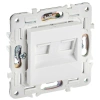 Розетка компьютерная двойн. RJ45 кат.5E SKANDY SK-K03W арктич. бел. IEK SK-K20-1-K01 изображение, фото