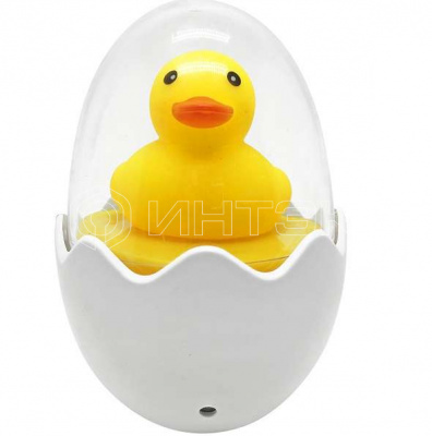 Ночник светодиодный NLA 08-DY-DS Утенок 230В желт. с датч. освещ. IN HOME 4690612029115 изображение, фото