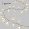 Гирлянда светодиодная "Нить" 10м 200LED тепл. бел. 24В IP65 постоянное свечение провод ПВХ прозр. соединяется нужен трансформатор 531-100/531-200 Neon-Night 305-386 изображение, фото