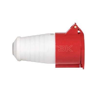 Розетка кабельная 16А 380В 3P+РЕ+N IP44 (215) EKF ps-215-16-380 изображение, фото