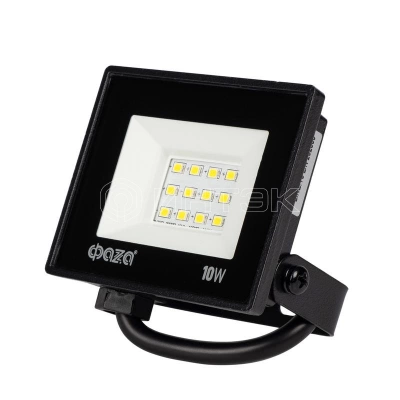 Прожектор светодиодный СДО-20 10Вт 6500К IP65 230В BL ДО прозр. закален. стекло ФАZА 5047242 изображение, фото