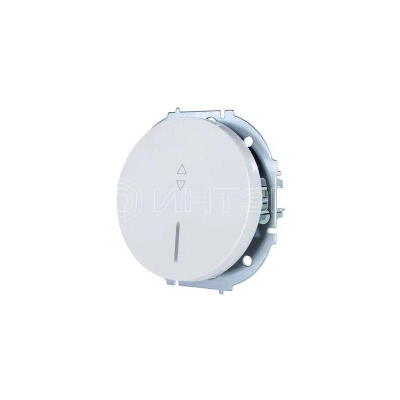 Выключатель проходной 1-кл. СП O Systeme ElectricN 10А IP20 с подсветкой механизм бел. LEZARD 743-0288-114 изображение, фото
