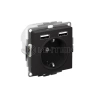 Розетка 1-м СП AtlasDesign 16А IP20 с 2-мя заряд. устройствами USB тип A+A 5В/2.4А 2х5В/1.2А механизм карбон Systeme Electric ATN001030 изображение, фото