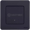 Выключатель 1-кл. Inspiria 10А IP20 250В 10AX с подсветкой/индикацией механизм антрацит IEK 673613 изображение, фото