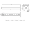 Стойка STRUT двойная 41х21 L300 сталь EKF stsd412103 изображение, фото
