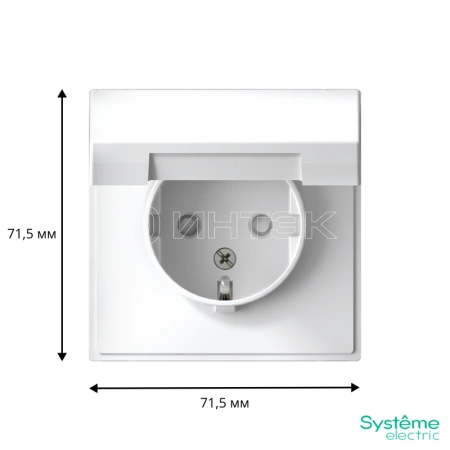 Розетка ArtGallery 16А IP20 с заземл. защ. шторки с крышкой механизм лотос Systeme Electric GAL001346 изображение, фото