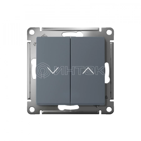 Выключатель для жалюзи 2-кл. AtlasDesign 10А механизм грифель Systeme Electric ATN000719 изображение, фото
