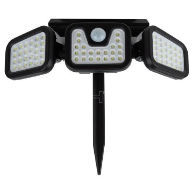 Светильник светодиодный ERAFS012-05 74LED 28.2х13х10.5см фасадный на солнечн. батарее с датчиком движения ЭРА Б0057601 изображение, фото