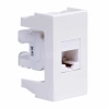 Розетка компьютерная 1-м 1мод. Viva RJ45 кат.5E бел. DKC 45038 изображение, фото