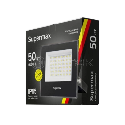 Прожектор светодиодный Supermax SPR 50Вт 6500К 5000лм IP65 КОСМОС S_PR_LED_50 изображение, фото