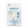 Удлинитель 2х10м без заземл. 10А IP20 2.2кВт ПВС 2х1 бел. DOMTOK 2345 изображение, фото