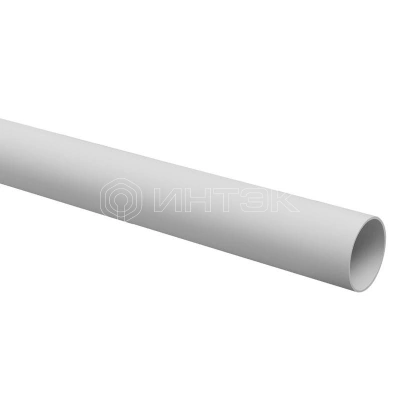 Труба гладкая ПВХ жесткая легкая d50мм сер. (дл.3м) TOKOV ELECTRIC TKE-THG-PVC-50-3-C06 изображение, фото