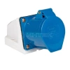 Розетка наружн. уст. 32А 220В 2P+РЕ IP44 (123) EKF ps-123-32-220 изображение, фото