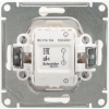 Выключатель 1-кл. СП W59 10А IP20 10AX механизм сл. кость Systeme Electric VS110-154-2-86 изображение, фото