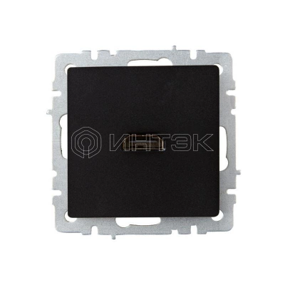 Розетка СП BRITE HDMI РHDMI-0-БрЧ механизм черн. IEK BR-H10-K02 изображение, фото