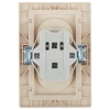 Розетка 2-м СП Plano 1-204-03 16А IP20 250В 2х2P алюм. Intro Б0053907 изображение, фото