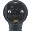Вилка угловая 61 367 NCA-PLR01-16A-E-IP44-BL с заземл. каучук черн. Navigator 61367 изображение, фото