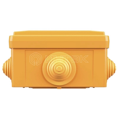 Коробка ответвительная FS 100х100х50мм IP55 4п 450В 6А 4кв.мм с кабельными вводами и клеммниками пластик. DKC FSB11404 изображение, фото