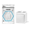 Переключатель 1-кл. ОП Dita IP54 10А 250В бел. TOKOV ELECTRIC TKL-DT-P1-C01-IP54 изображение, фото