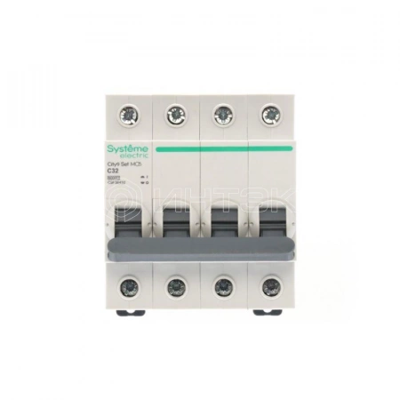 Выключатель автоматический 4п City9 Set (АВ) С 32А 6кА 400В Systeme Electric C9F36432 изображение, фото