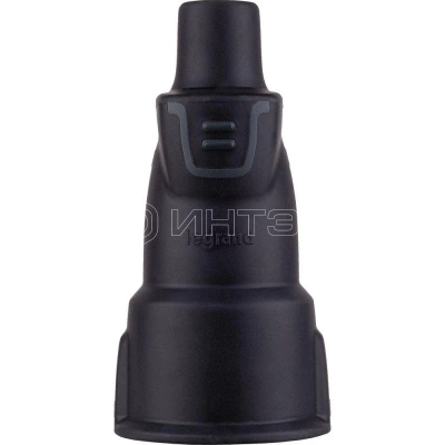 Розетка штепсельная Helium 16А с заземл. резина черн. Legrand 050197 изображение, фото
