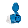 Розетка наружн. уст. 16А 220В 2P+PE IP44 (113) EKF ps-113-16-220 изображение, фото