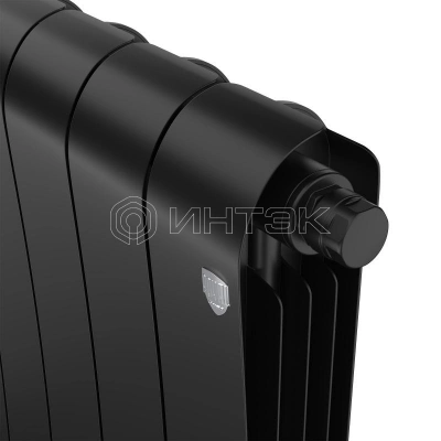 Радиатор биметаллический Royal Thermo Infinity 500 Noir Sable VR80 - 8 секц. изображение, фото