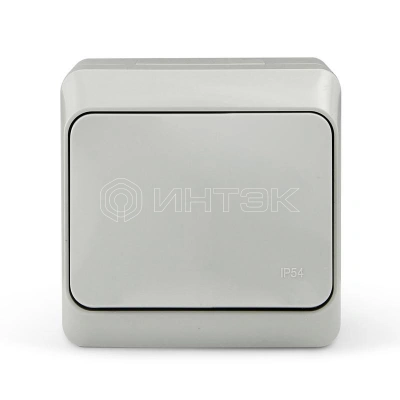 Выключатель 1-кл. ОП Nix 10А IP54 250В сер. TOKOV ELECTRIC TKE-NX-V1-C06-IP54 изображение, фото