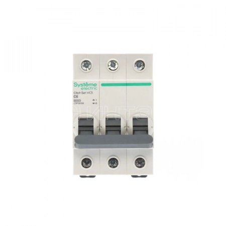 Выключатель автоматический 3п City9 Set (АВ) С 6А 6кА 400В Systeme Electric C9F36306 изображение, фото