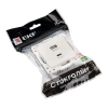 Розетка USB 2-м Стокгольм тип A+C механизм бел. PROxima EKF EYR-2USB-type-C изображение, фото