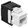 Модуль Keystone кат.5E неэкранир. 110 IDC 180град. самозажимной (Toolless) черн. TERACOM PRO EKF TRP-KSTN-T180D-5EUTP-BLK изображение, фото