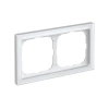 Рамка 2-м ArtGallery Pure органич. стекло бел. Systeme Electric GAL320102 изображение, фото