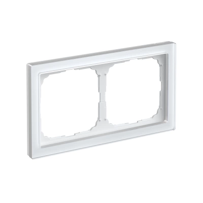 Рамка 2-м ArtGallery Pure органич. стекло бел. Systeme Electric GAL320102 изображение, фото