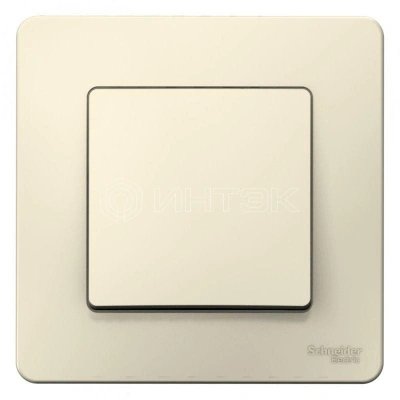 Выключатель 1-кл. СП Blanca 10А IP20 (сх. 1) 250В молочн. Systeme Electric BLNVS010102 изображение, фото