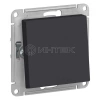 Переключатель проходной 1-кл. СП AtlasDesign Aqua 10А IP44 (сх. 6) 10AX механизм карбон Systeme Electric ATN441061 изображение, фото