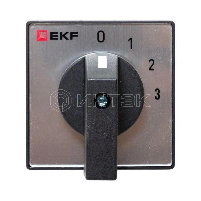 Переключатель кулачковый ПК-1-101 1п 32А "0-1-2-3" EKF pk-1-101-32 изображение, фото
