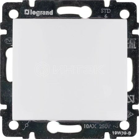 Переключатель проходной 1-кл. СП Valena 10А IP31 250В механизм бел. IEK 774406 изображение, фото