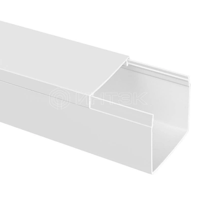Кабель-канал 60х40 L2000 пластик бел. TOKOV ELECTRIC TKE-KK-60-40-2000-WH изображение, фото