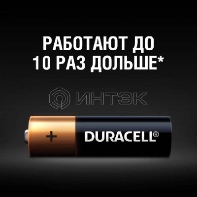 Элемент питания алкалиновый AA/LR6/MN 1500 Basic BP-2 (блист.2шт) Duracell Б0014044/Б0026814 изображение, фото